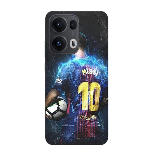 Coque Maniacase För Oppo Reno 13 Pro 5G Lionel Messi Fotboll Superstar Svart