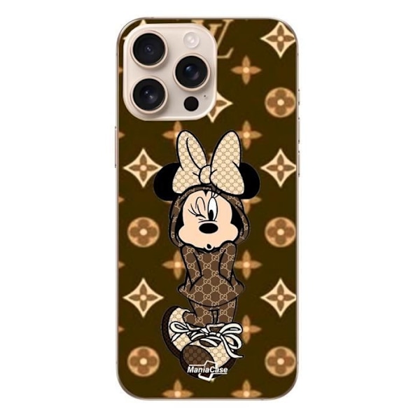 Coque - DISNEY - Iphone 16 Pro Max - Minnie LV - Mjuk - Brun kastanj
