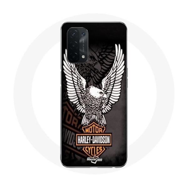 Coque för Oppo A74 5G Harley Davidson örn logotyp