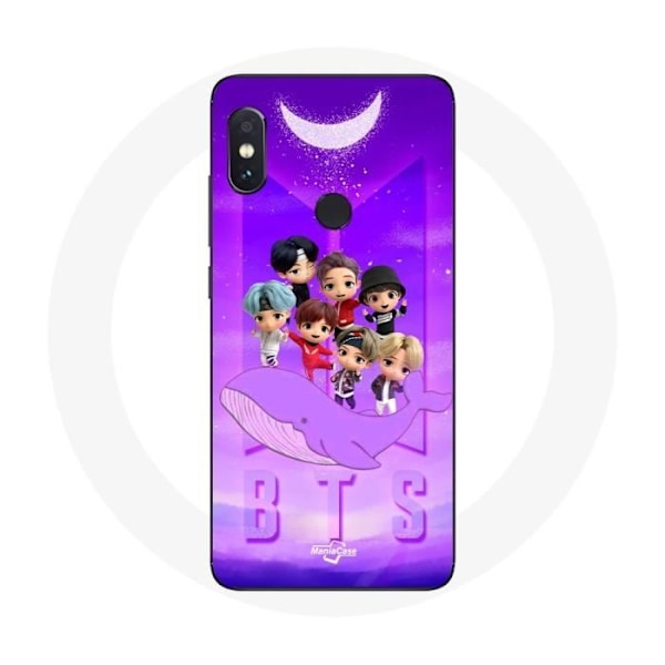 Coque för Xiaomi Redmi Note 5 Pro BTS TinyTAN Animation Affisch RM Jin Suga J-Hope Jimin Jungkook Och V Zero O’Clock