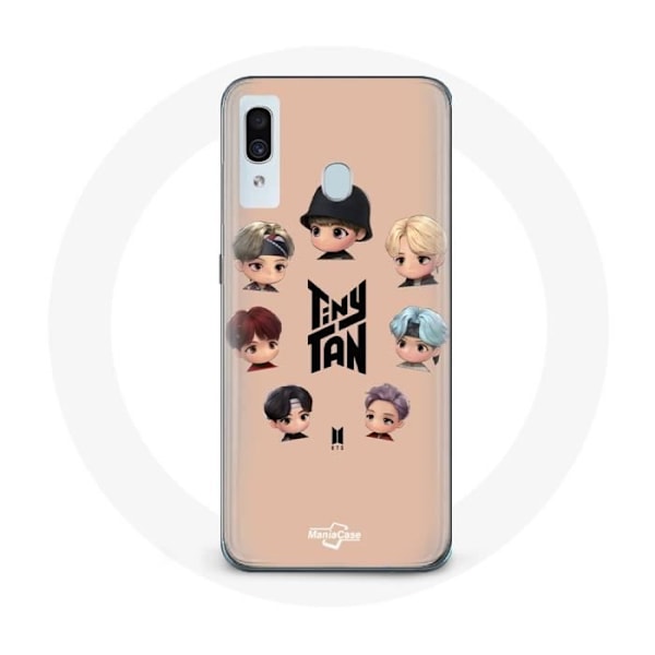 Coque för Samsung Galaxy A20e BTS TinyTAN Animation Affisch RM Jin Suga J-Hope Jimin V Och Jungkook