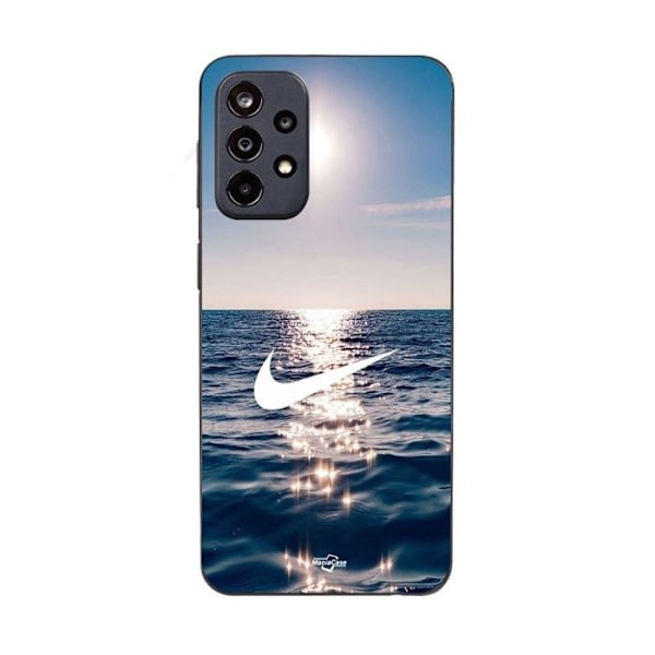 Coque Maniacase för Samsung Galaxy A52s 5g med vitt Nike-logotyp sol hav svart
