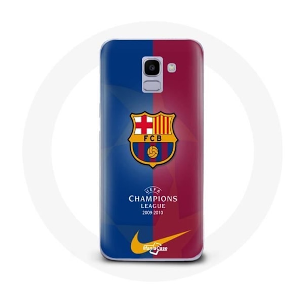 Coque för Samsung Galaxy A6 2018 FC Barcelone Logotyp Fotbollslag