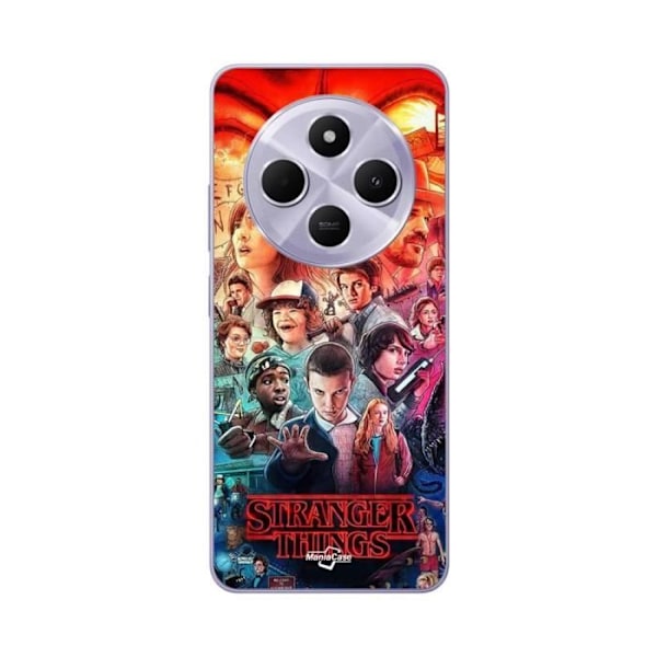 Coque - Maniacase - Xiaomi Redmi 14C - Röd - Flexibel - Stranger Things Säsong 4