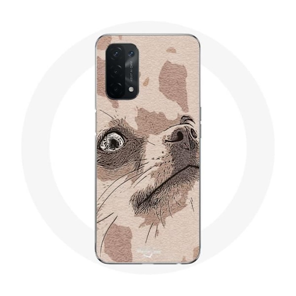 Coque - Maniacase - Oppo A74 5G - Chihuahua - Silikon - Mjuk svart