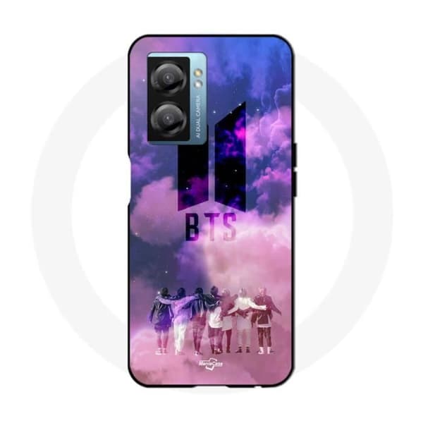 Coque - Maniacase - Narzo 50 5G - Logo BTS - Blød - Sort