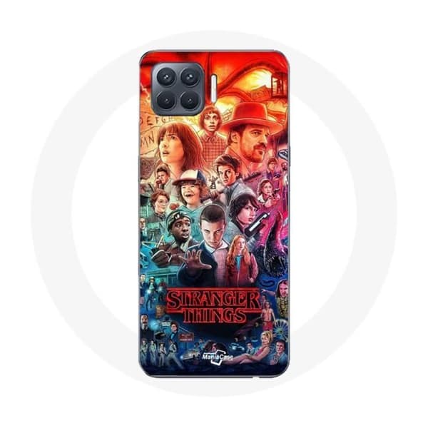 Cover til Oppo A93 Stranger Things Teaser Sæson 4 Plakat Karakterer Kunst