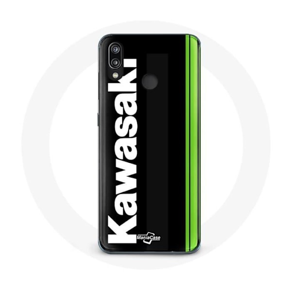 Skal för Huawei P20 Lite - Kawasaki - Logotyp - Mjuk - Svart - Skydd