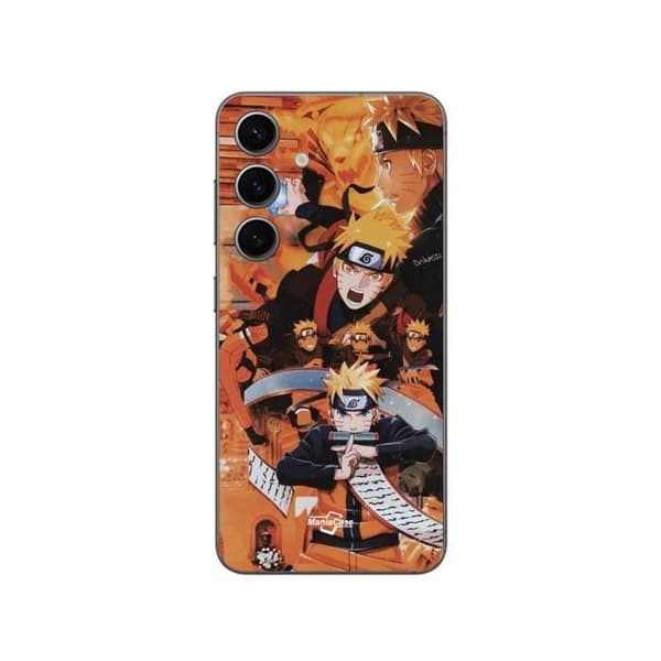 Coque - Maniacase - Samsung Galaxy S24 plus - Sort - Naruto Uzumaki - Blød