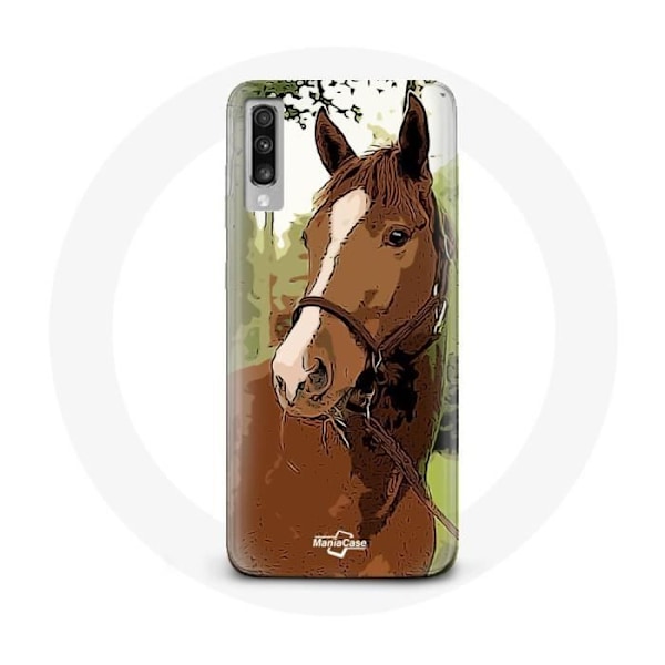 Coque för Samsung Galaxy A50 Quarter Horse Brun Hästras