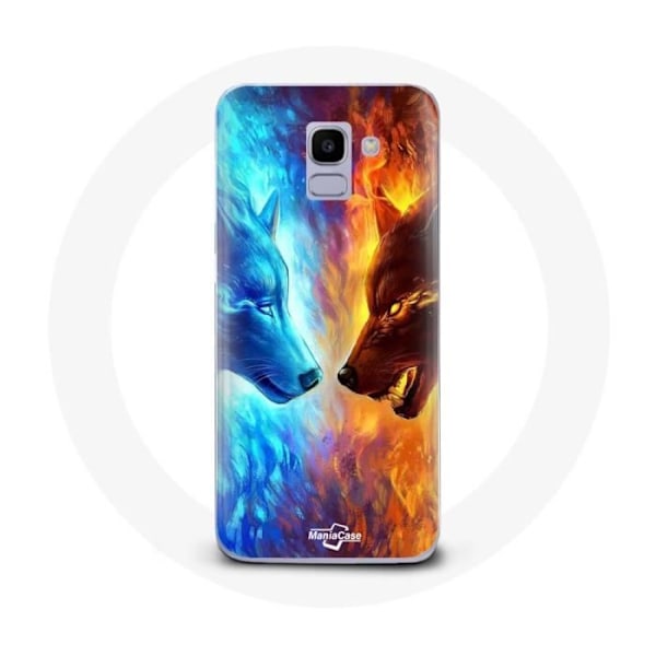 Skyddsfodral för Samsung Galaxy A8 2018 Is- och eldvy.