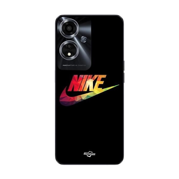 Coque - Nike - Oppo A59 5G - Flexibel - Svart - Färgglad logotyp Svart, Färgglad