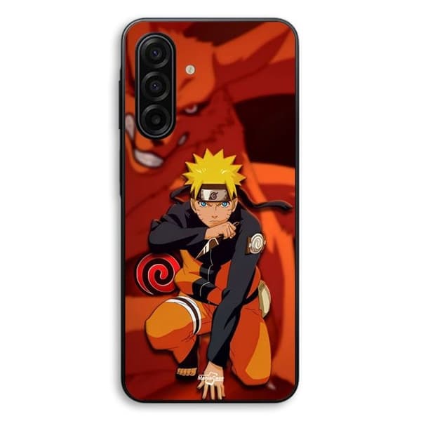 Cover til Samsung Galaxy A56 Naruto Kurama Mode Maniacase Svart