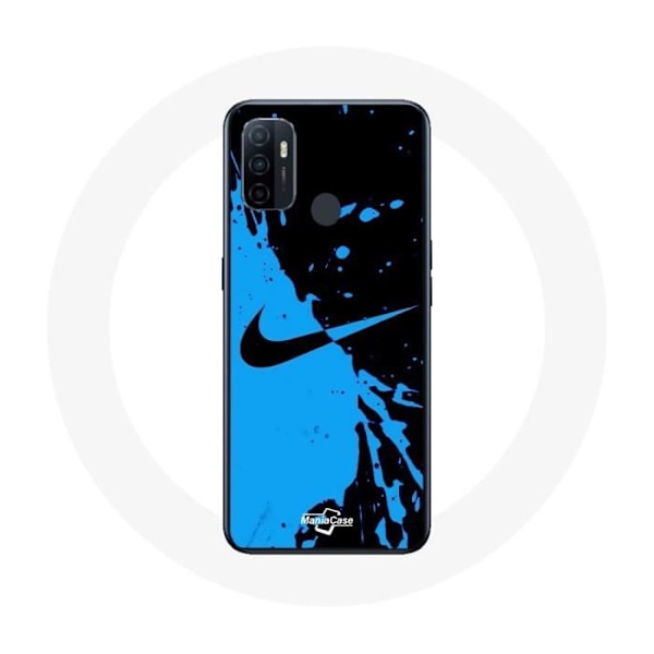 Coque Oppo A53 Nike-logotyp i blått och svart