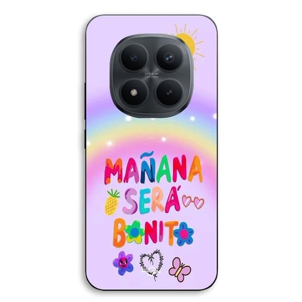 Telefonfodral - MANIACASE - Xiaomi Redmi Note 15 Pro Plus 5G - silikon TPU - regnbåge - Imorgon blir vackert Regnbåge