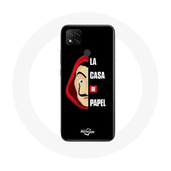 Coque Xiaomi Redmi 9C La casa de papel Logga och Mask