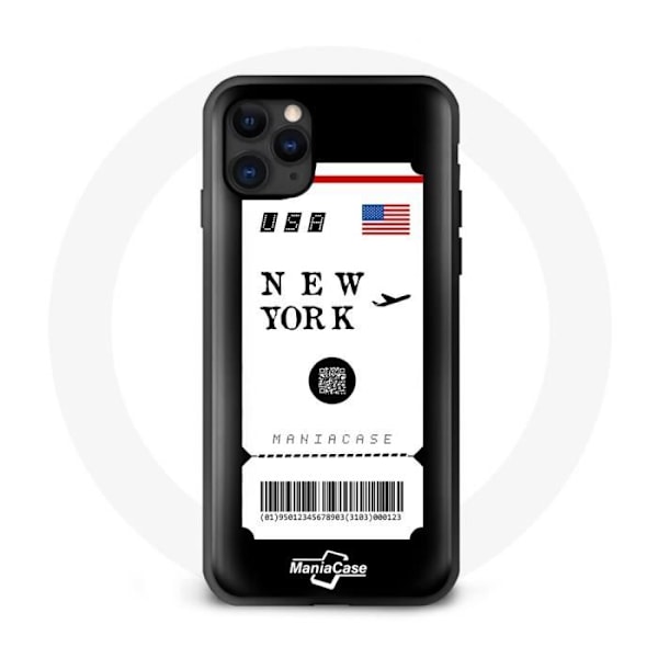 iPhone 12 mini-fodral flygbiljett New York