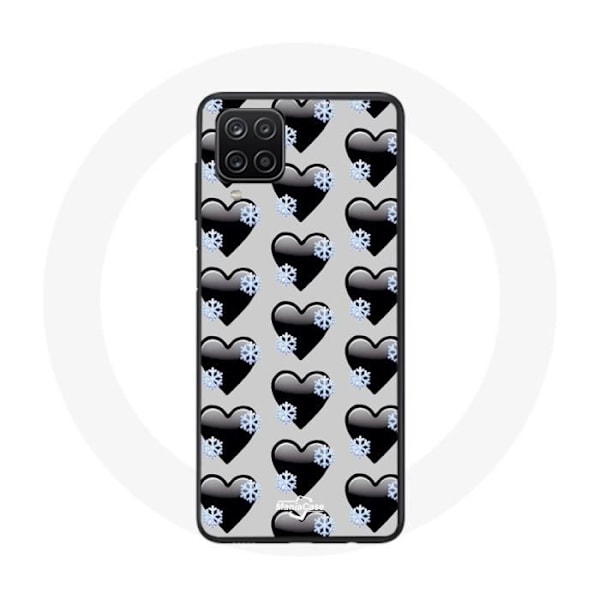 Coque för Samsung Galaxy A42 5G Svart hjärtfond