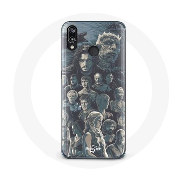 Skyddande skal - Huawei - P20 Lite - Game of Thrones - Flexibelt - Grått - Stötabsorberande Grå