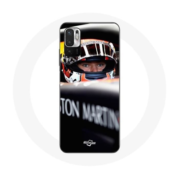 Skydd för Xiaomi Redmi Note 10T 5G Formel 1 Max Verstappen Racingförare