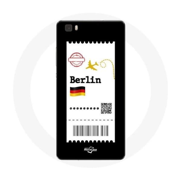Cover til Huawei P8 Lite Flybillet Berlin