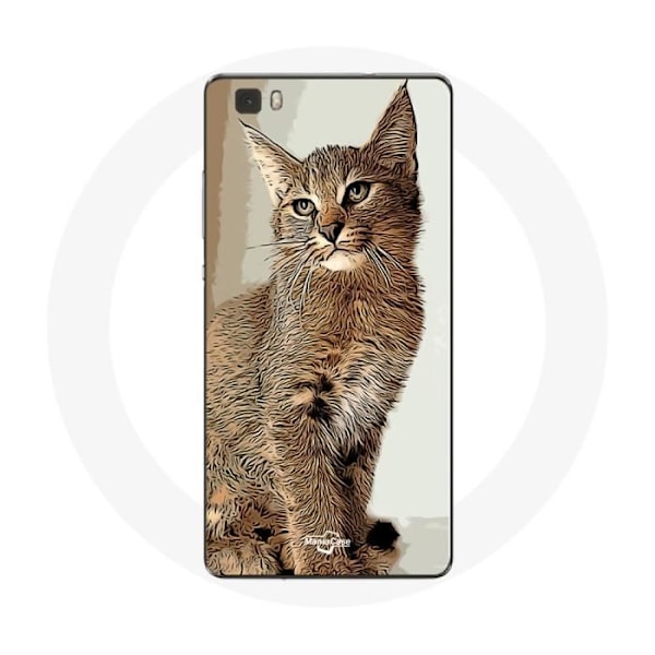 Mobilskal för Huawei P8 Lite Siamese Kattras