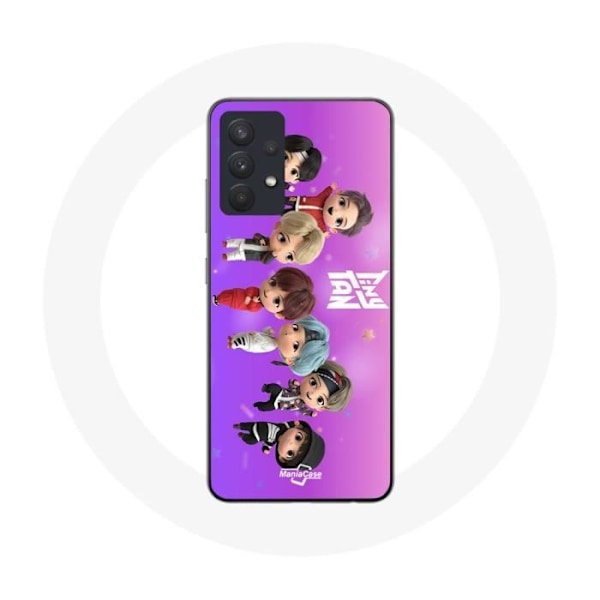 Coque för Samsung Galaxy A13 4G / A13 4G Lite BTS TinyTAN Animation Affiche Mic Drop Dans.