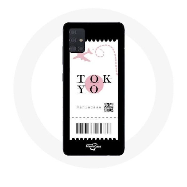 Skyddsfodral för Samsung Galaxy A51 5G Flygbiljett Tokyo Japan