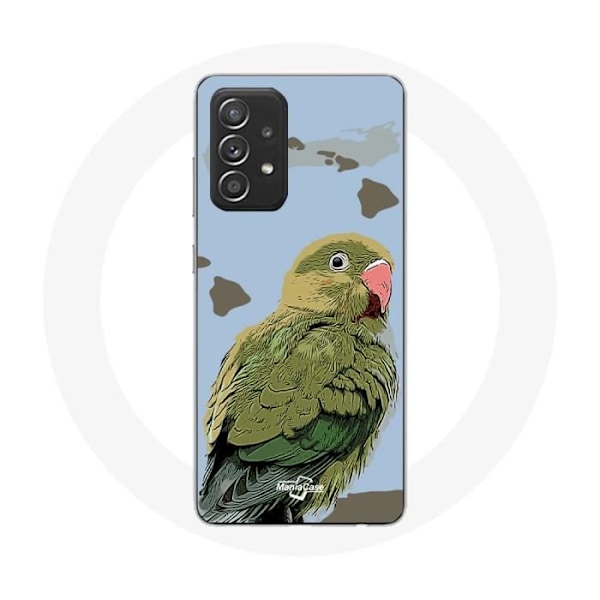 Coque - Samsung - Galaxy A52 - Souple - Papegojor - Grön Grön