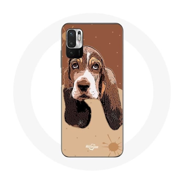 Coque för Xiaomi Redmi Note 10T 5G Basset Hound hundansikte