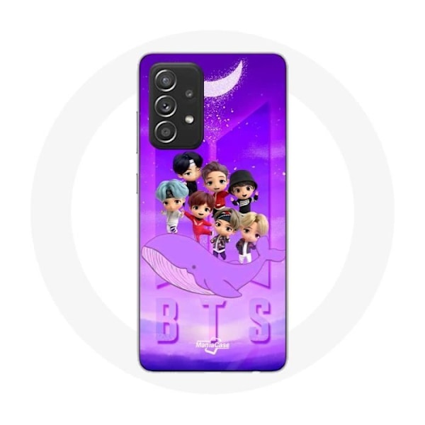 Coque för Samsung Galaxy A33 5G BTS TinyTAN Animation Affisch RM Jin Suga J-Hope Jimin Jungkook Och V Zero O’Clock