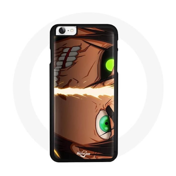 Coque - Maniacase - Iphone 6 - Attack on Titan - Silikon - Mjuk svart
