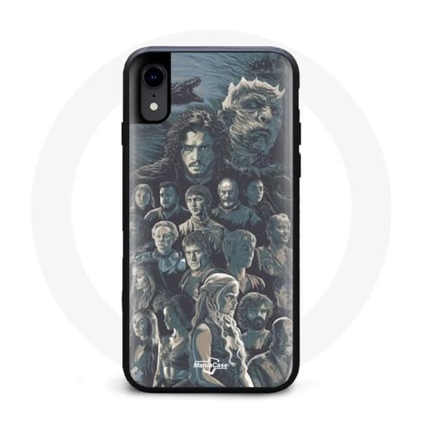 Coque - Game of Thrones - Iphone X - Rigide - Suojaus - Hahmot Grå