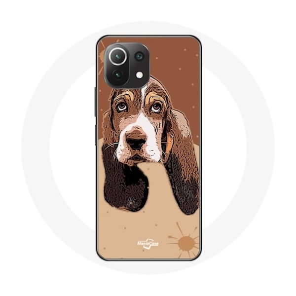 Coque för Xiaomi Mi 11 Lite Bassethund hund ansikte