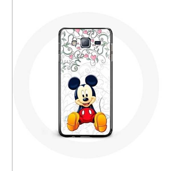 Skydd för Samsung Galaxy J5 2016 Mickey Mouse Blommor Hjärta