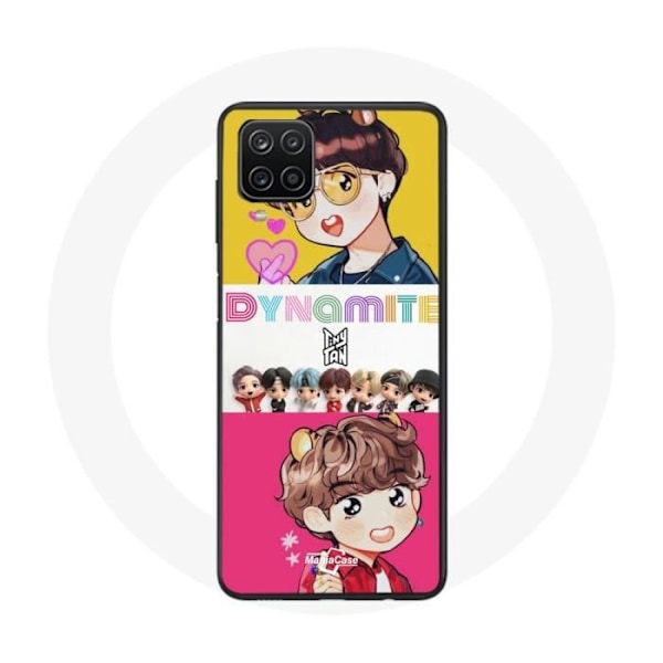 Coque för Samsung Galaxy A12 BTS Bangtan Sonyeondan TinyTAN Animation Dynamite V och J-Hope Fanart