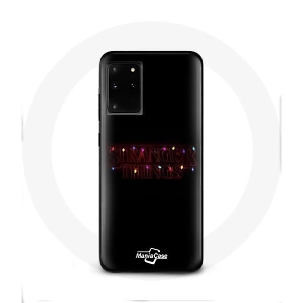 Coque för Samsung Galaxy S11 Plus Stranger Things Affisch Logotyp God Jul