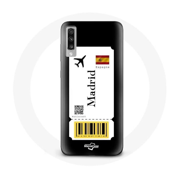 Mobilskal för Samsung Galaxy A50 Flygbiljett Madrid Spanien