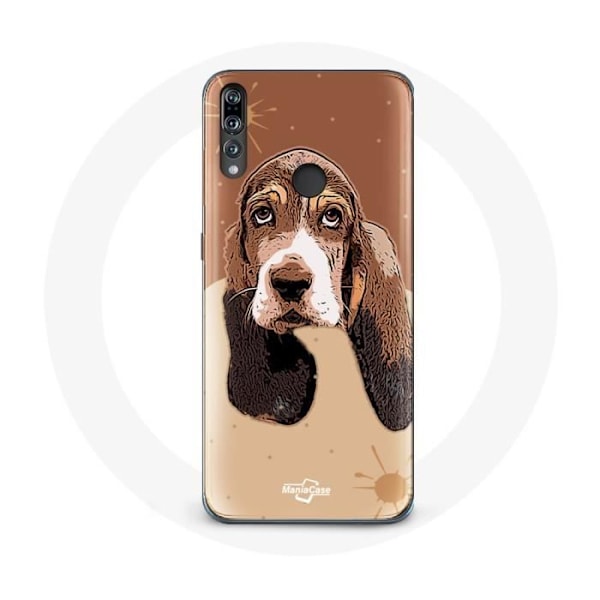Coque för Huawei p30 lite Basset Hound hundansikte