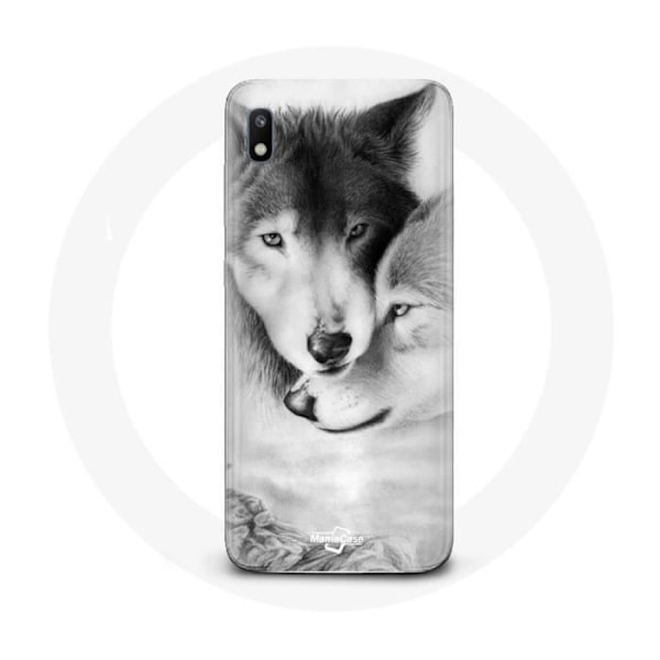 Coque för Samsung Galaxy A10 Varg Duo djur