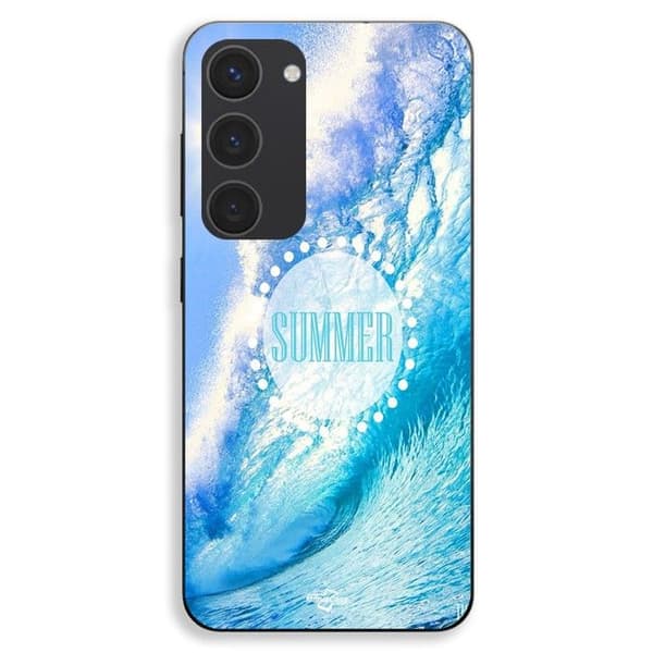 Coque til Samsung Galaxy S23 Plus Summer waves Maniacase Svart