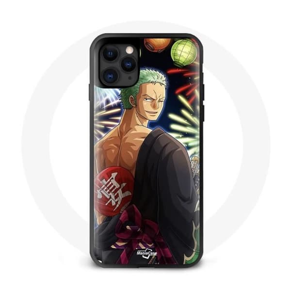 Iphone 13 Mini - Maniacase - One Piece - Hyvää Joulua - Zoro - Pehmeä