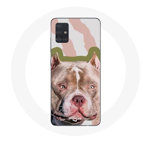 Coque Samsung Galaxy A51 Hund av Pitbull brun