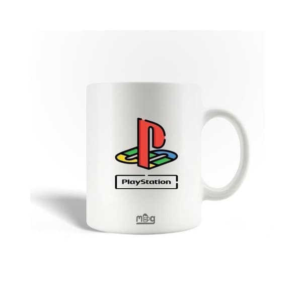 Mugg - PlayStation - Logotyp - Keramik - 30cl - Tål diskmaskin