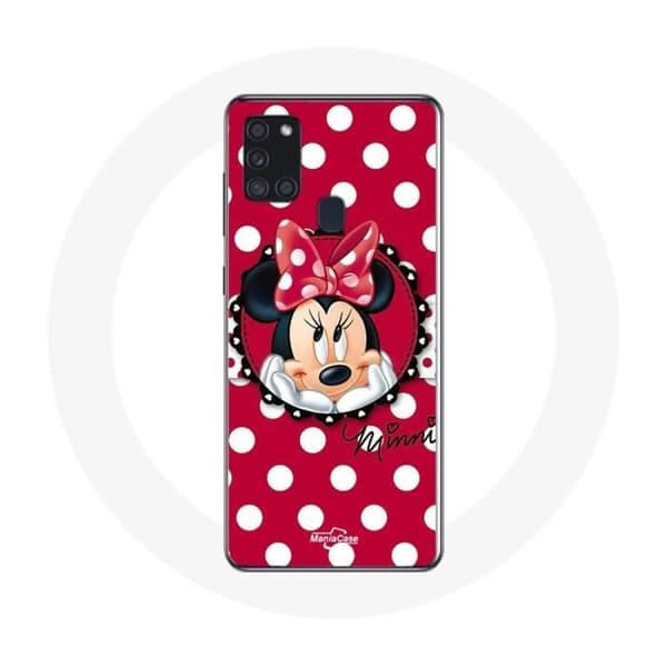 Samsung Galaxy A21S Minnie Mouse Piirroselokuva Punainen