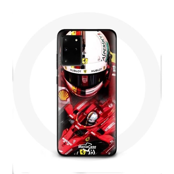 Coque för Samsung Galaxy S20 Ultra Formel 1 Sebastian Vettel F1 Röd