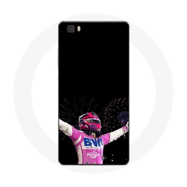 Fodral för Huawei P8 Lite Formel 1 Sergio Pérez Mendoza vann loppet
