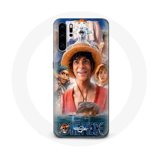 Coque för Huawei P30 - Maniacase - One Piece Luffy - Mjuk - Svart - Unisex