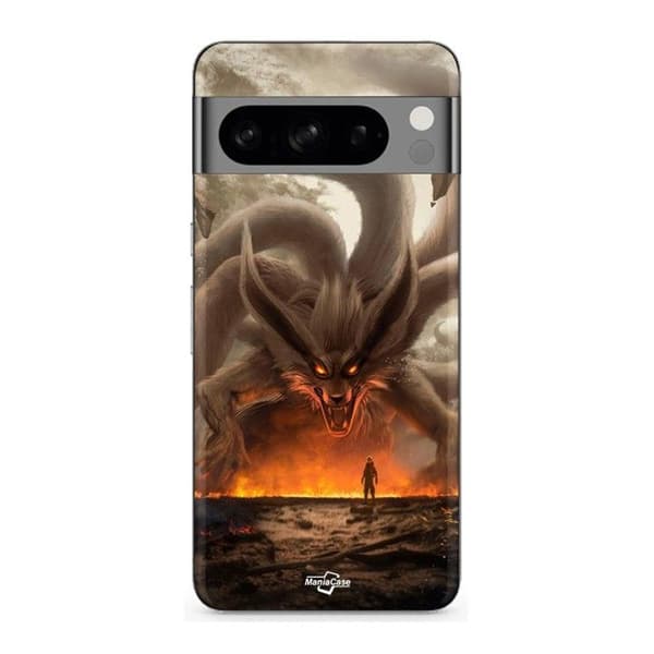Skal för Google Pixel 8 Pro Naruto Kurama svart