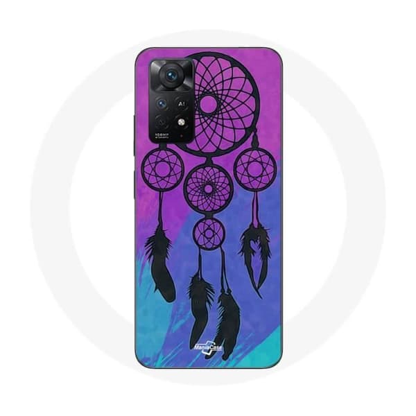 Coque - Redmi - Note 11 Pro 5G - Drømmefanger - Blød - Blå og Lilla Blå, lila